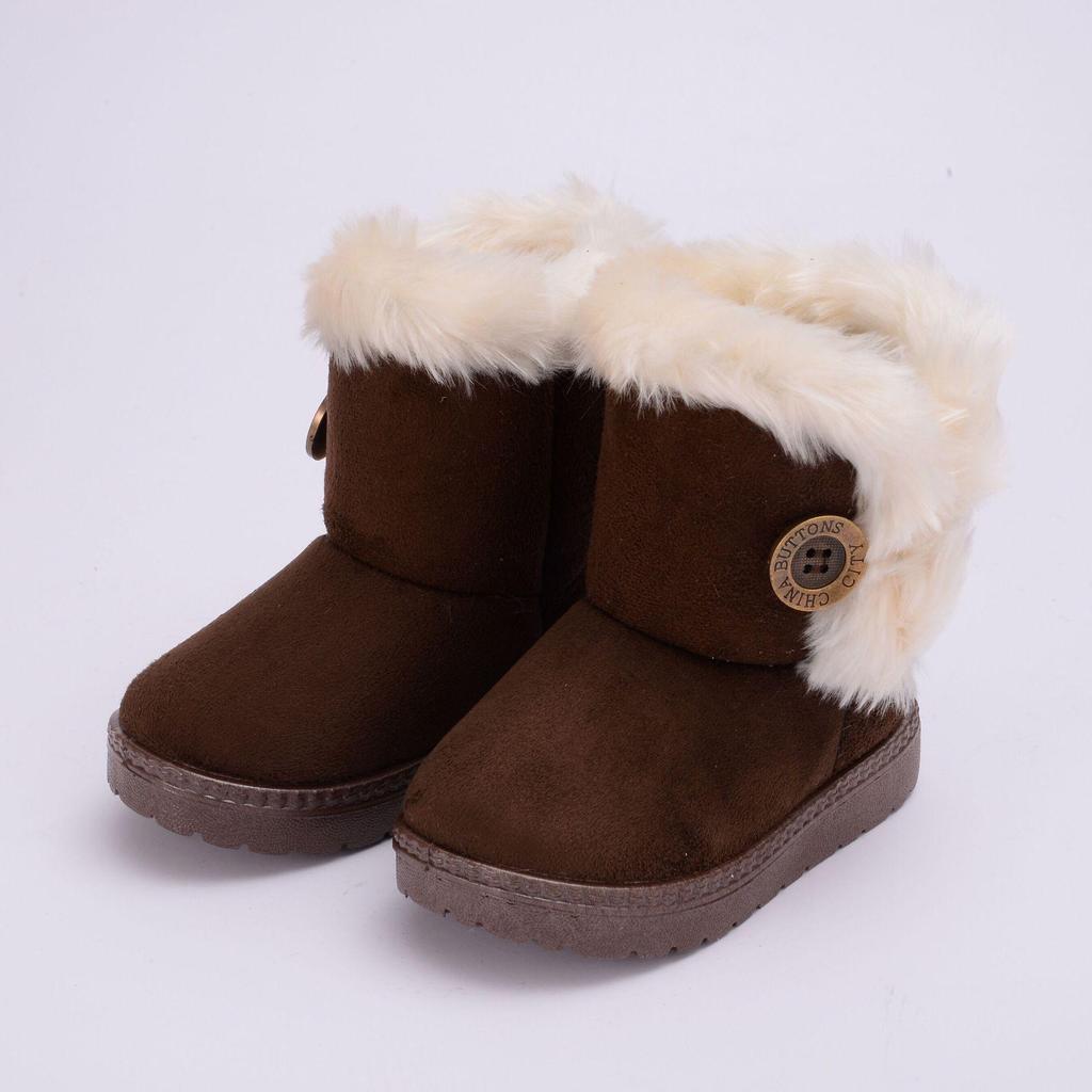 Cross-Border Kids' Snow Boots - Thick, Warm Cotton Boots