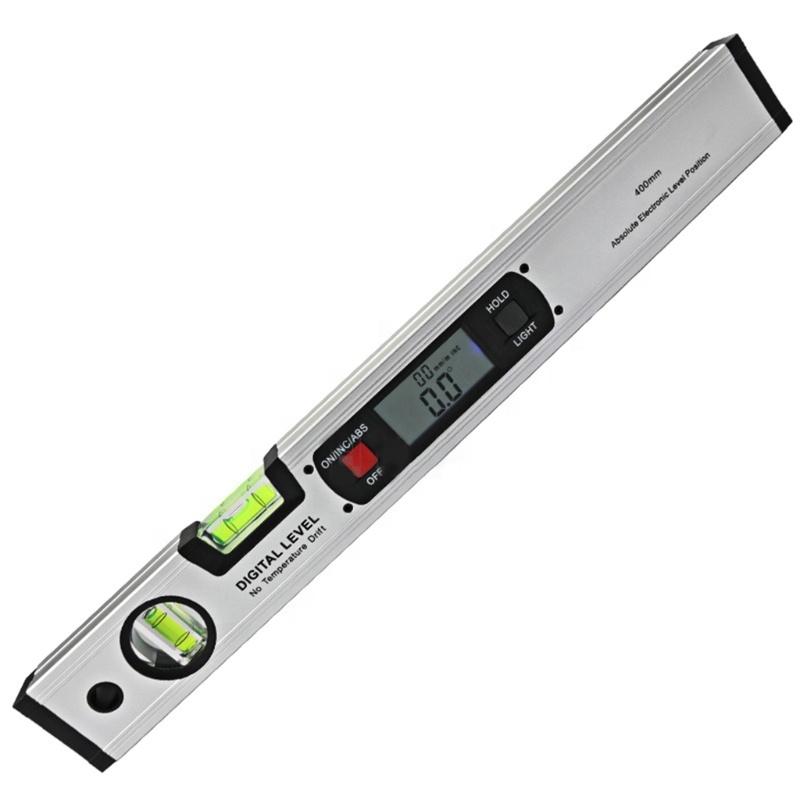 400mm 16inch Digital Level 360 Degree Range Angle Finder Spirit Level Protractor Upright 4 Magnets Digital Inclinometer 400mm