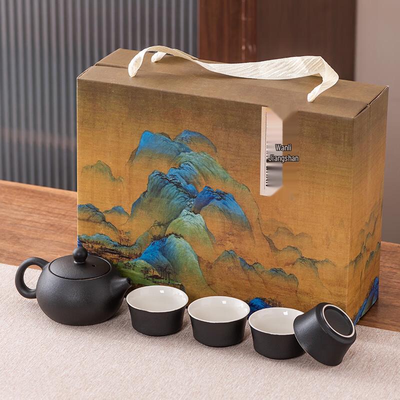 DH Ceramic Kung Fu Tea Set 5-piece set