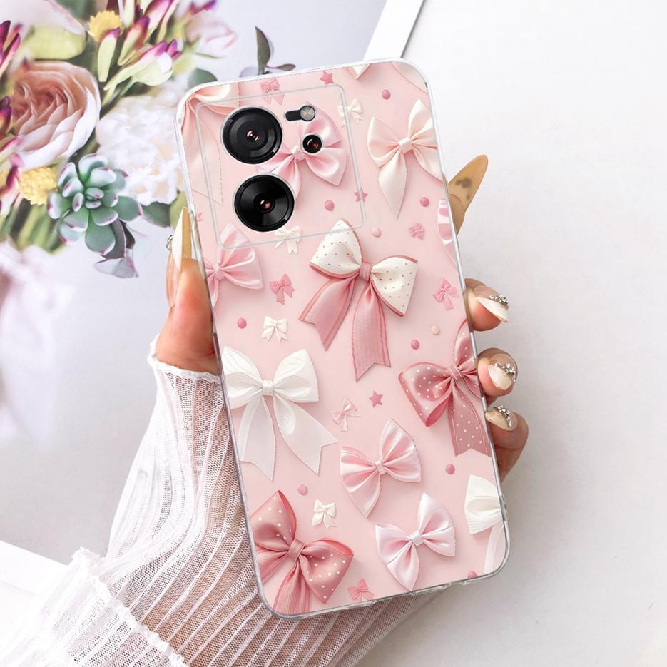 For Xiaomi Mi 13T Pro 5G Case Luxury Butterfly Tree Painted Cover Soft Silicone Phone Case For Xiaomi 13T Pro Mi13T Pro 5G Shell