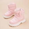 Winter Fashion Waterproof Good Quality Thick-bottom Warm Plush Children Shoes Boys Girls Snow Boots for Baby Toddlers CSH1596