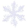 Plastic Christmas Snowflake Ornaments Christmas Tree Decorations