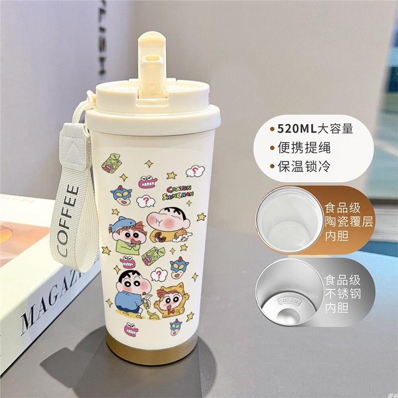 Cartoon Xiaoxin Thermos Cup 111 Stainless Steel Student High Value Office Coffee Cup Large Capacity Water Cup