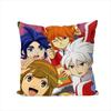 Anime Inazuma Eleven Pillow Case For Car Sofa Decorative Home Doublesided Print Plush Square Throw Pillow Cushion Cover