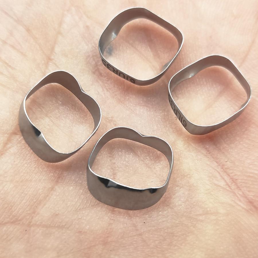 40pcs/ 20pcs Dental Orthodontic Flat Band 32mm- 41.5mm UR/UL/LL/LR Material