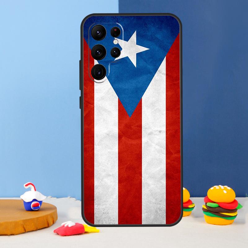 

Puerto Rico Flag Phone Case For Samsung Galaxy S25 Ultra S9 S10 S20 S21 S22 Plus S23 FE S24 Ultra Cover Coque Galaxy S20