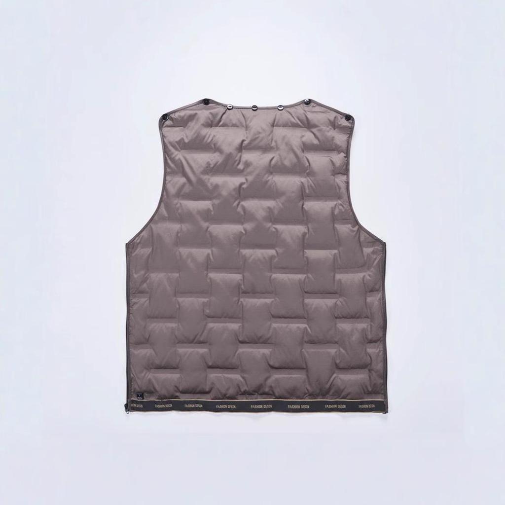 Brand Double-Sided Cashmere Men's Classic Wool Trench Coat with Down Liner