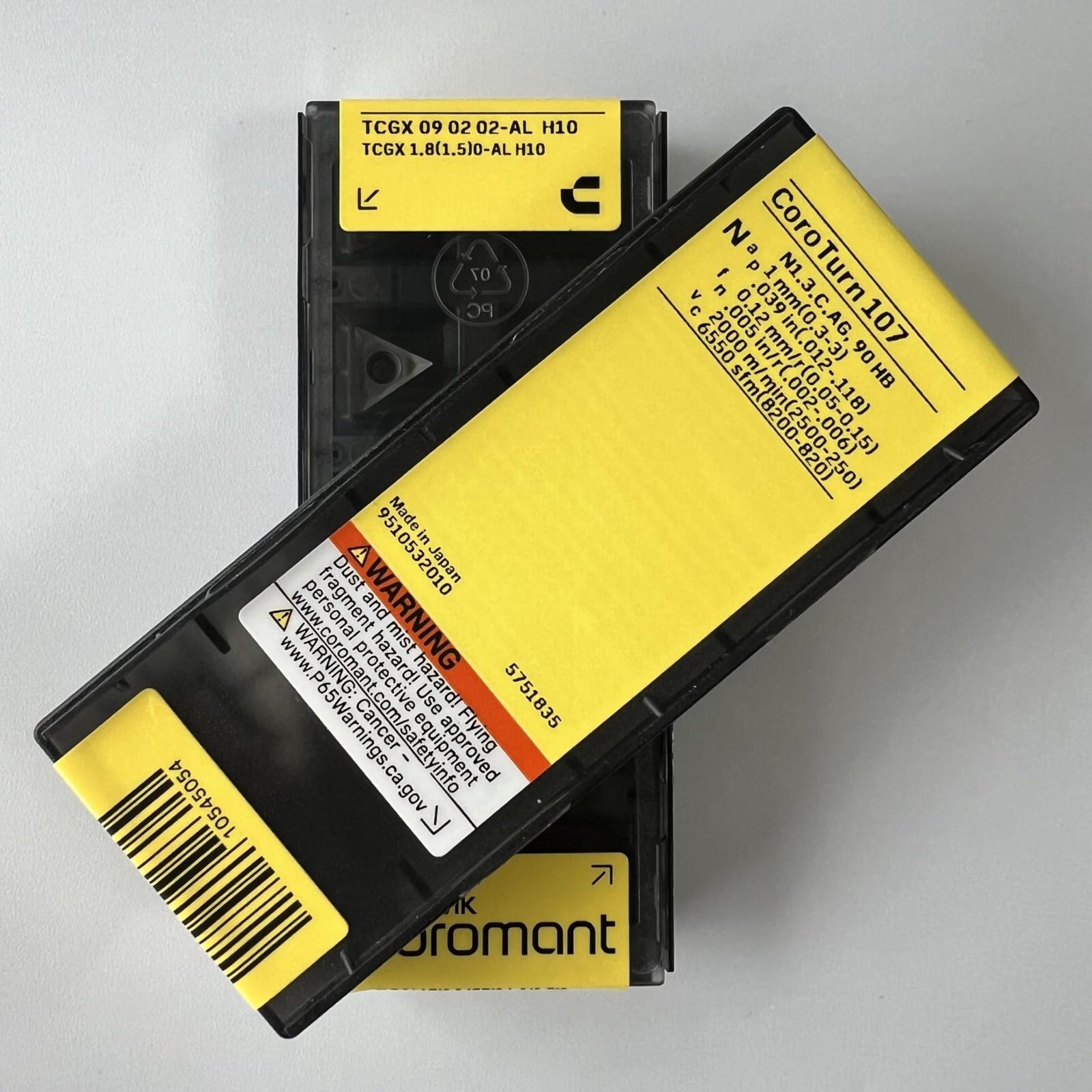 

SANDVIK / TCGX090202-AL H10 / Original Swedish hard alloy blade 10 Pcs