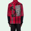 Off-White Checked Shirt Red Men Tops OMGA083E19E230102010