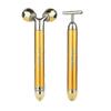 24k Golden Pulse Facial Massager With 3d Roller Vibration For Skin Tightening, Body Shaping Relaxation_mm2 -CN-WR