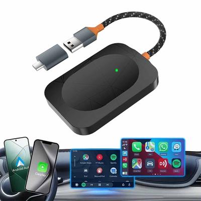 Wireless Android Auto Adapter 2in1 Box Plug&Play Wireless