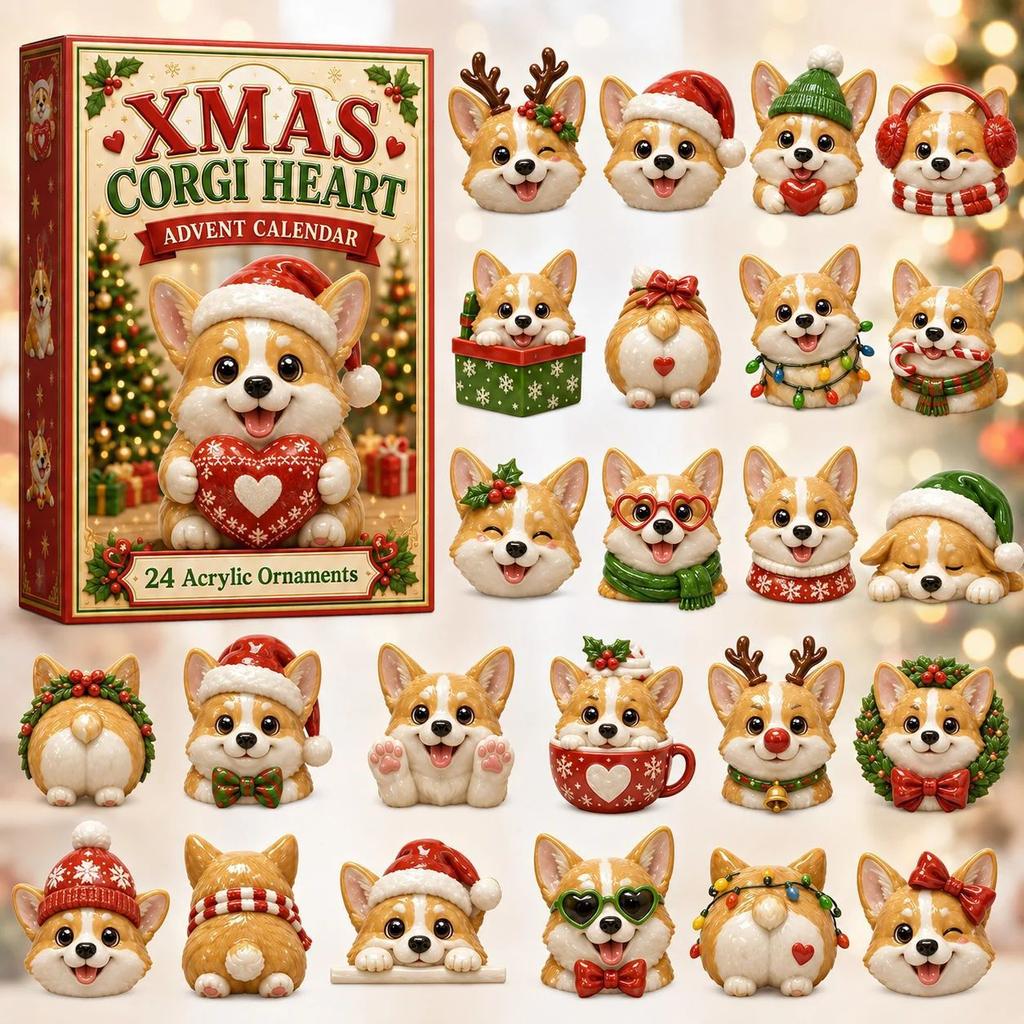 Weihnachts-Adventskalender 2026 – Feiertags-Blindbox-Kalender im Tier-Thema