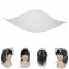 1Pcs Protect Hairstyle Rain Hat Plastic Bonnet For Women And Lady Clear