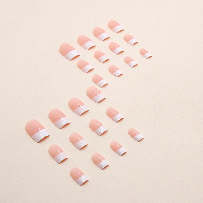Wearable Nail Art Nail Patch False Nail Finished French Nail Patch French False Nail Wearable Nail Art Patch