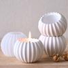 Stripes Candle Jar Silicone Mold DIY Home Decor Candlestick Crafts Making Plaster Resin Flowerpot Storage Box Casting Molds