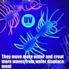 8pcs Silicone Material Fishing Artificial Lures 51mm Length Silicone Baits  For Pike Fishing