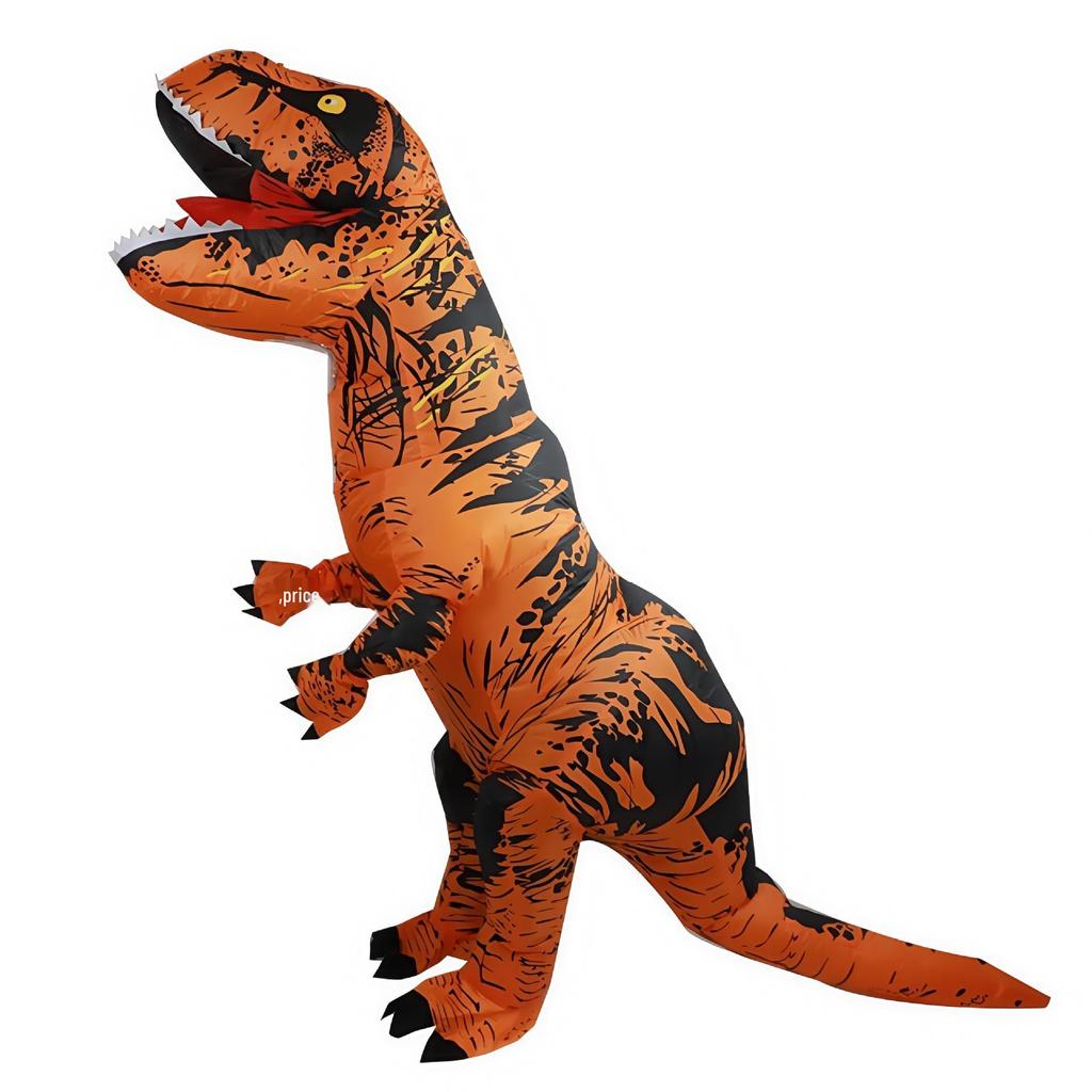 Costume gonfiabile di Tyrannosaurus Rex di Halloween per Performance di Danza e Atmosfera di Festa