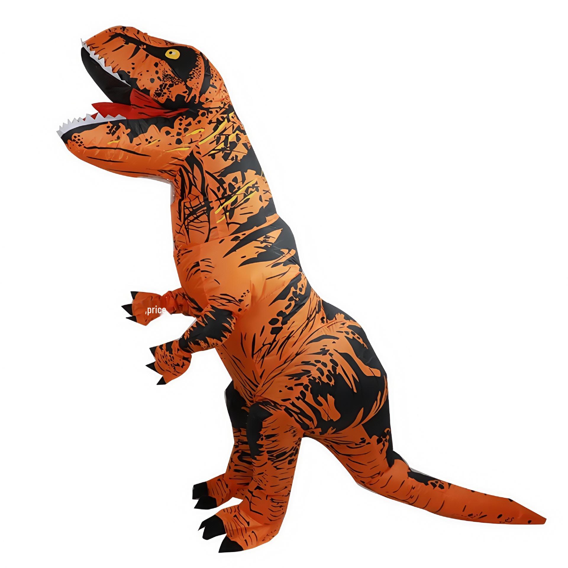Halloween Inflatable T-Rex Dinosaur Costume for Party Children 120-150CM