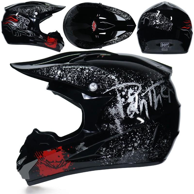 Full Face Motorcycle Helmet Off-Road Dirt Bike ATV Trail Riding Adult Unisex ABS Safety Gear S M L XL