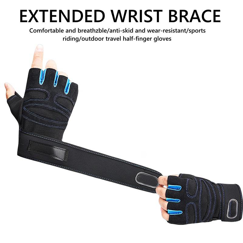 Gym Gloves Fitness Weight Lifting Gloves Body Building Training Sports Exercise Cycling Sport Workout Glove for Men Women M/L/XL