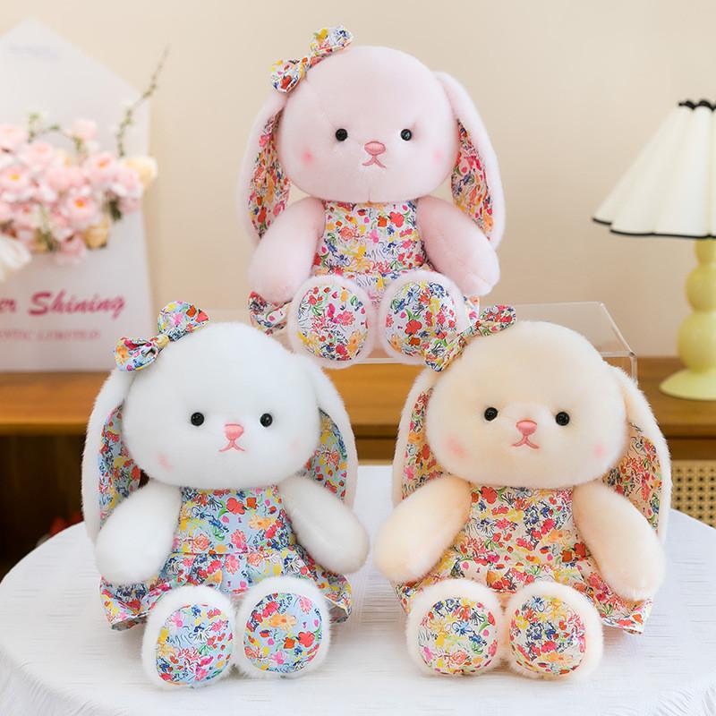 Soft Bunny Plush Doll With Long Ears For Kids Room Decoration And Comfort