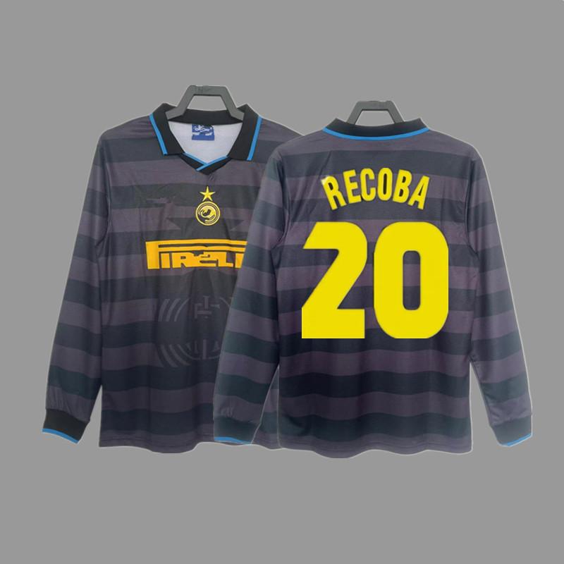 Inter Retro Jersey Football Jersey Classic Baggio Ronaldo Zanetti Figo Adriano Jersey