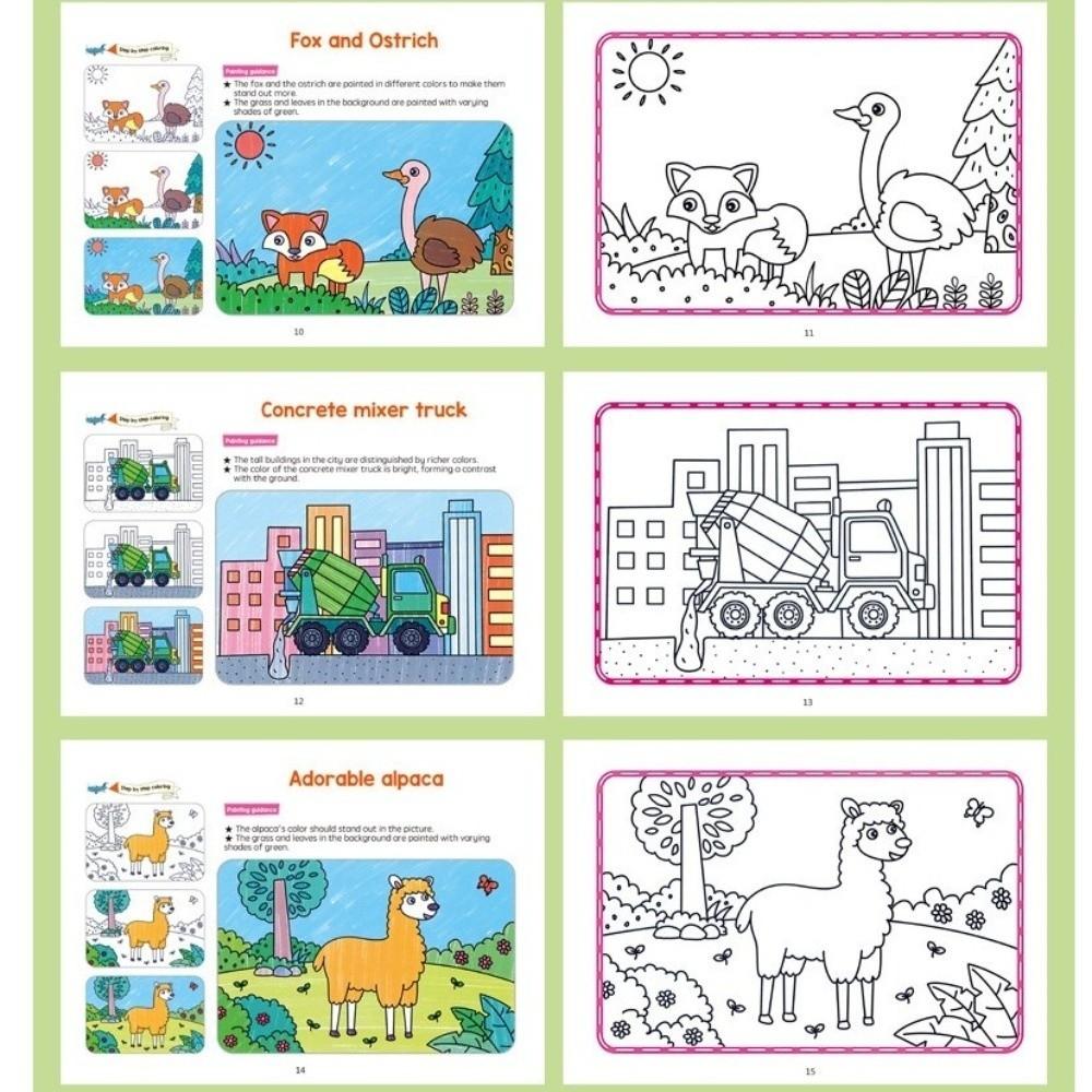 Baby Coloring Books Animals Drawing Toy Children's Drawing Book  Home Activity