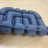 High Rebound 3D Air Cell Seat Cushion Anti-Slip Breathable Travel Cushion Lightweight Portable Inflatable Seat Cushion Car Seat