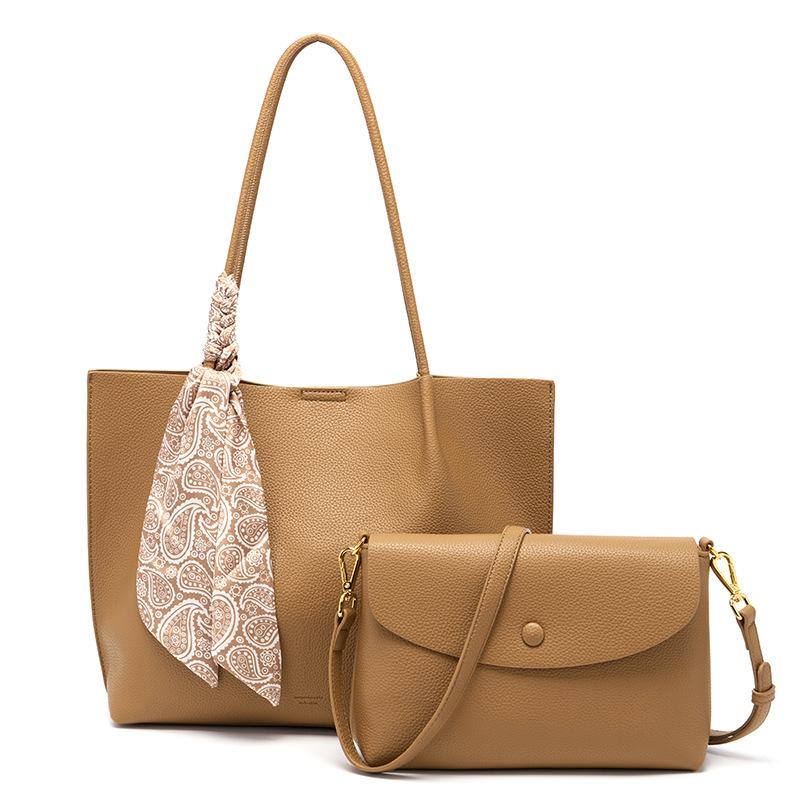 Women s tote bag 2024 summer new model, niche design, fashionable and versatile mother-daughter bag хаки