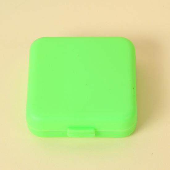 Pill Organizer with Buckle Sealing Design 4 Compartments Dose Management Container Moisture Proof Pill Storage Portable Pill Box for Travel Daily