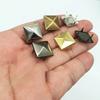 20/30/50Pcs 4~15mm Metal 4 Claw Rivets Square/Round Spike Studs Pyramid Rivets for Clothes Shoes Bags Belt Punk DIY Leathercraft