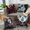S-SkullyJ G-Graves Animation Halloween Pillow Case Square Pillow Bedroom Sofa Leisure Comfort Living Room Home Decoration 40X40