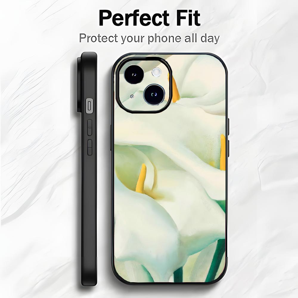 Famous Flower Art G-Georgia O'Keeffe Phone Case Phone Case Soft Packaging Lightweight For iPhone17 16 15 14 13ProMax