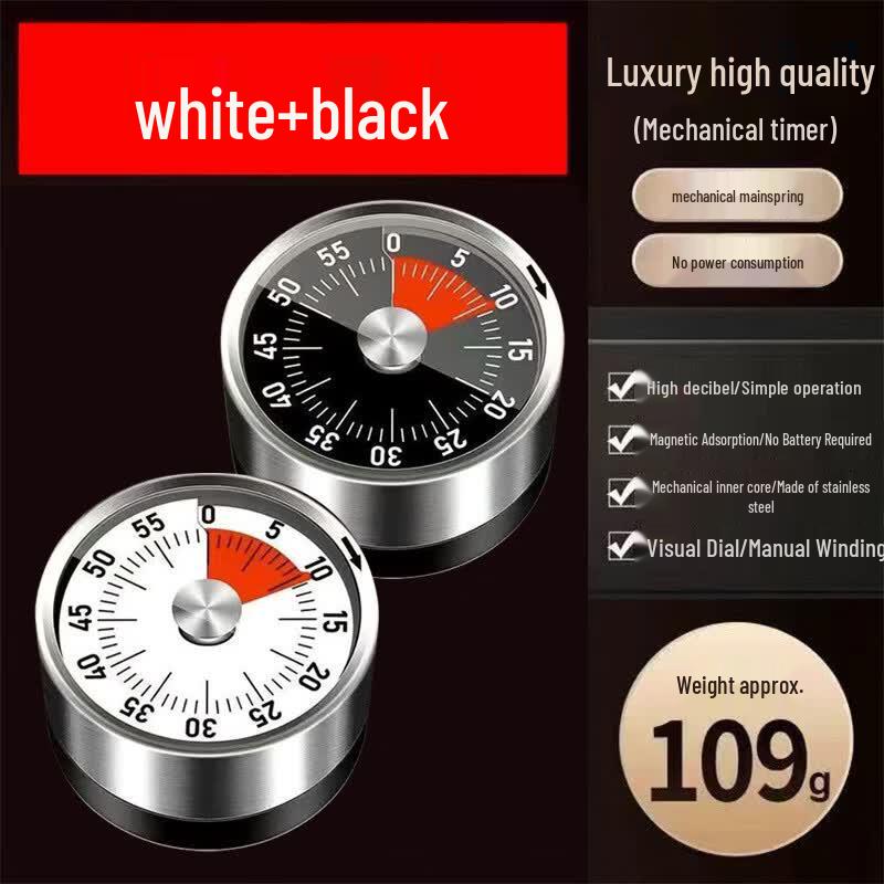 Aishangla Visual Stainless Steel Kitchen Timer