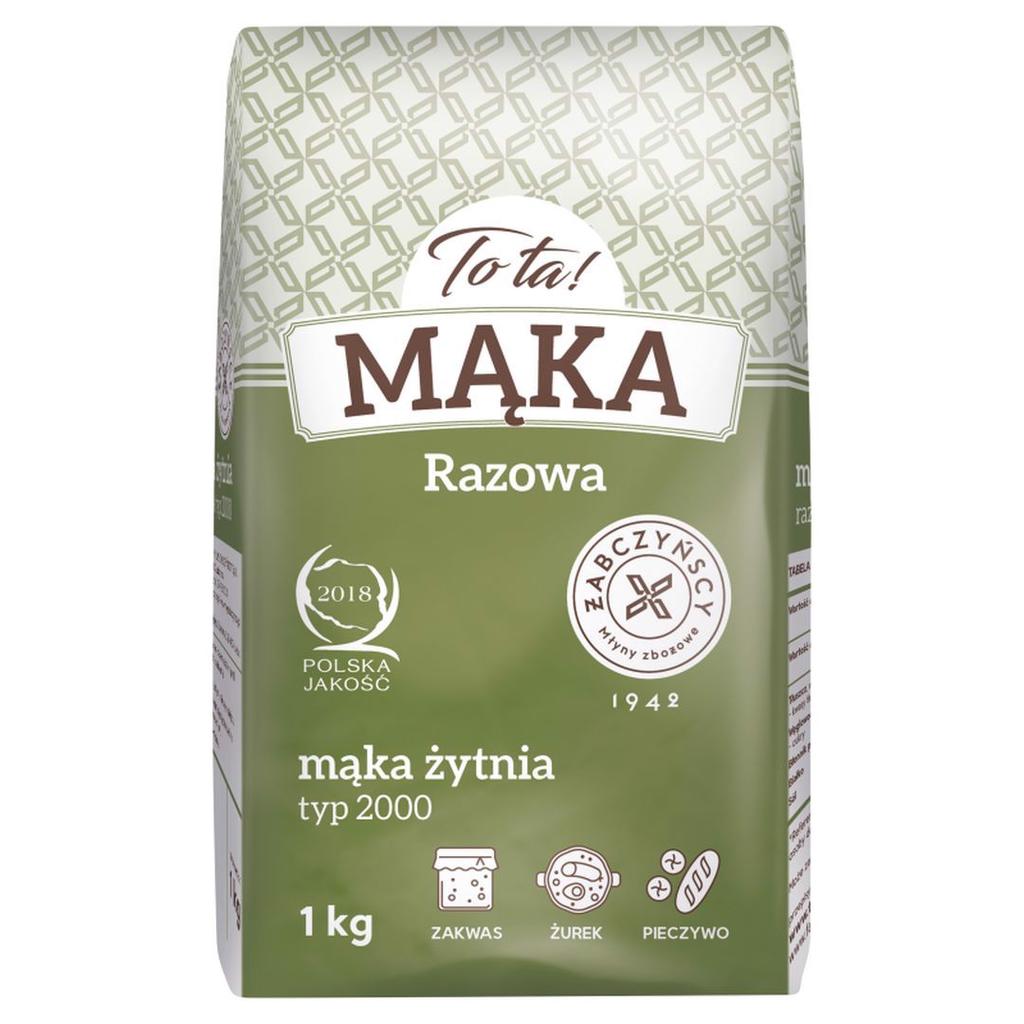 To Ta! Mąka Żytnia Razowa Typ 2000 1 Kg