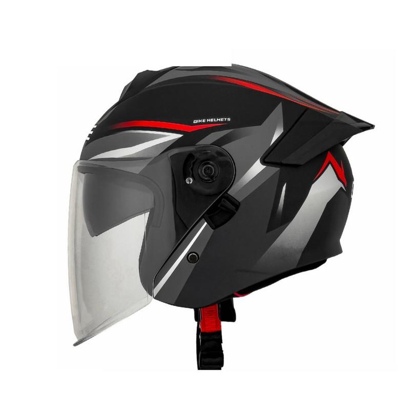 Delivery: Motorcycle Helmet Half Men Women Double Lenses Covered Three-quarters