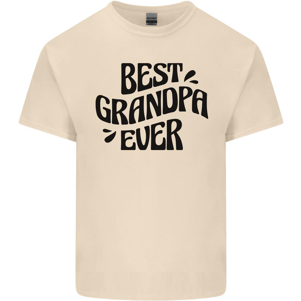 Grandparents Day Best Grandpa Ever Mens Light Cotton T-Shirt Unisex T-Shirt