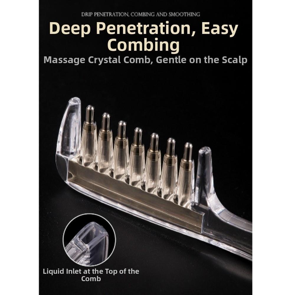Multi-Function Hair Firming Applicator Anti-Frizz Massage Guide Liquid Comb Barber Shop Salon