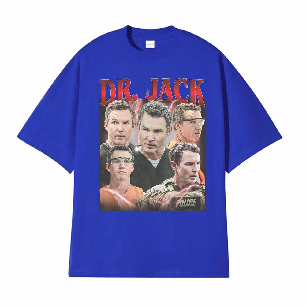 Limited Dr Jack Abbot Retro Movie HN7 Graphic T Shirts Unisex Women Fashion Casual Tee Shirt High Quality ONeck Tshirt Streetwear