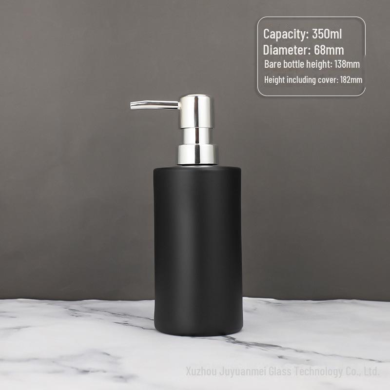 Nordic Style Glass Lotion & Soap Bottle for Home, Hand Sanitizer, and Hotel Shower Gel