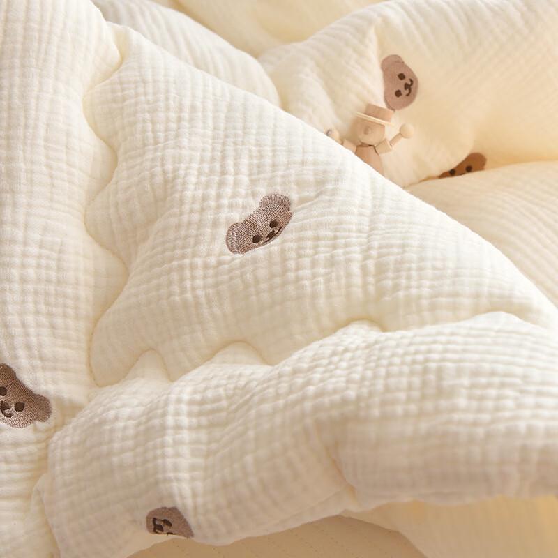 Mling Baby Embroidered Muslin Blanket