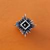 Mezmic [Missile] Square Ring 925 Sterling Silver