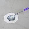 Mop Microfiber Rotating Head White Spinning Floor Mop Head Replacement Household Portable  Practical Cleaning Accessories