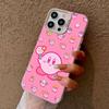 Stars K-Kirby Clear Phone Case For IPhone 16 15 14 13 12 11 Pro Max 17 Plus Colorful Cover