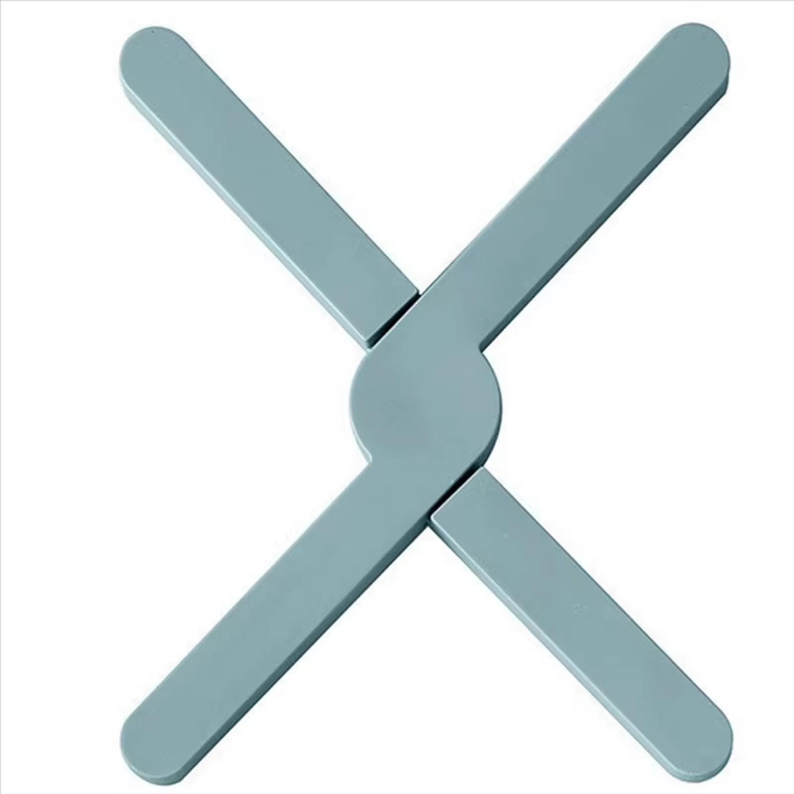 

A98I-For Hot Dishes Trivet Set Of 3 Pieces -Shape Silicone Foldable Large Trivet For Hot Pots And Pans, Iron Compatible One Size