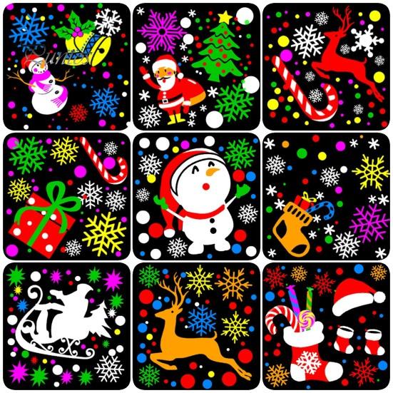 Vánoční projektor Vysoký jas Design 16 vzorů Velká projekční plocha Vnitřní Venkovní Lampička na vánoční večírek Projektor sněhových vloček