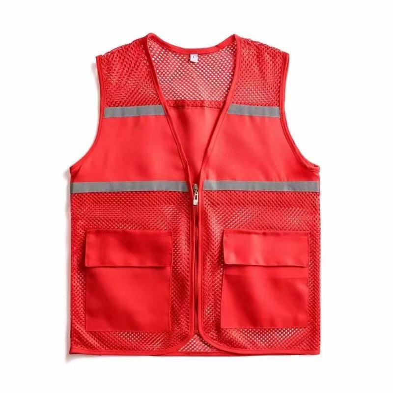 Custom Breathable Mesh Vest with Logo for Volunteer and Promotional Activities