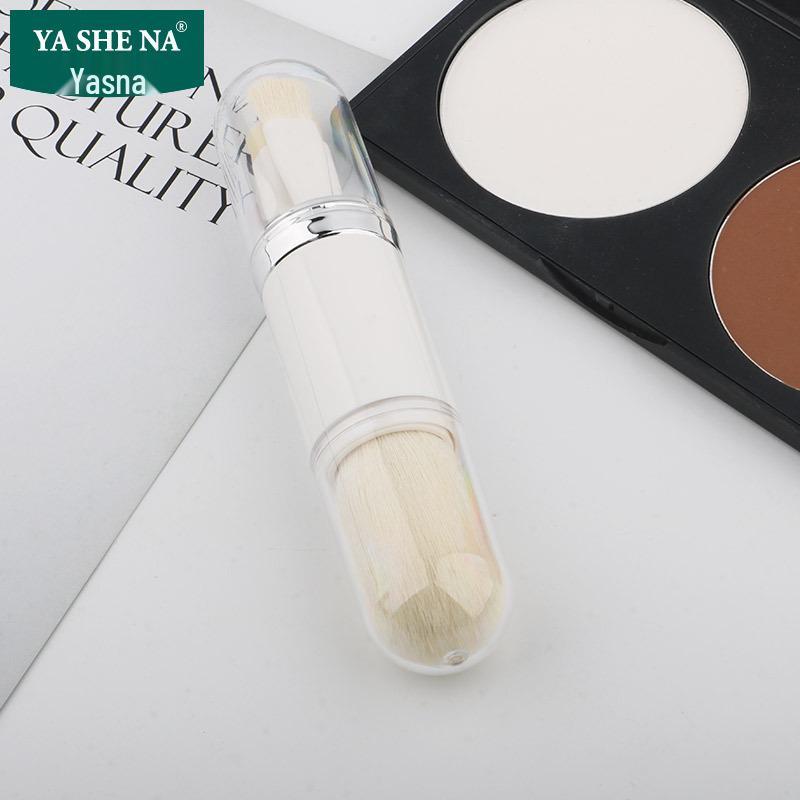 

Набор кистей для макияжа Yasna 4-в-1, портативный, выдвижной - румяна, пудра и мини-инструменты для красоты