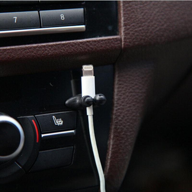 15pcs Cable Clips Winder Silicone Cable Hub Organizer Cable Winder Organizer Fixer USB Charging Clips Car Organizer Accessories