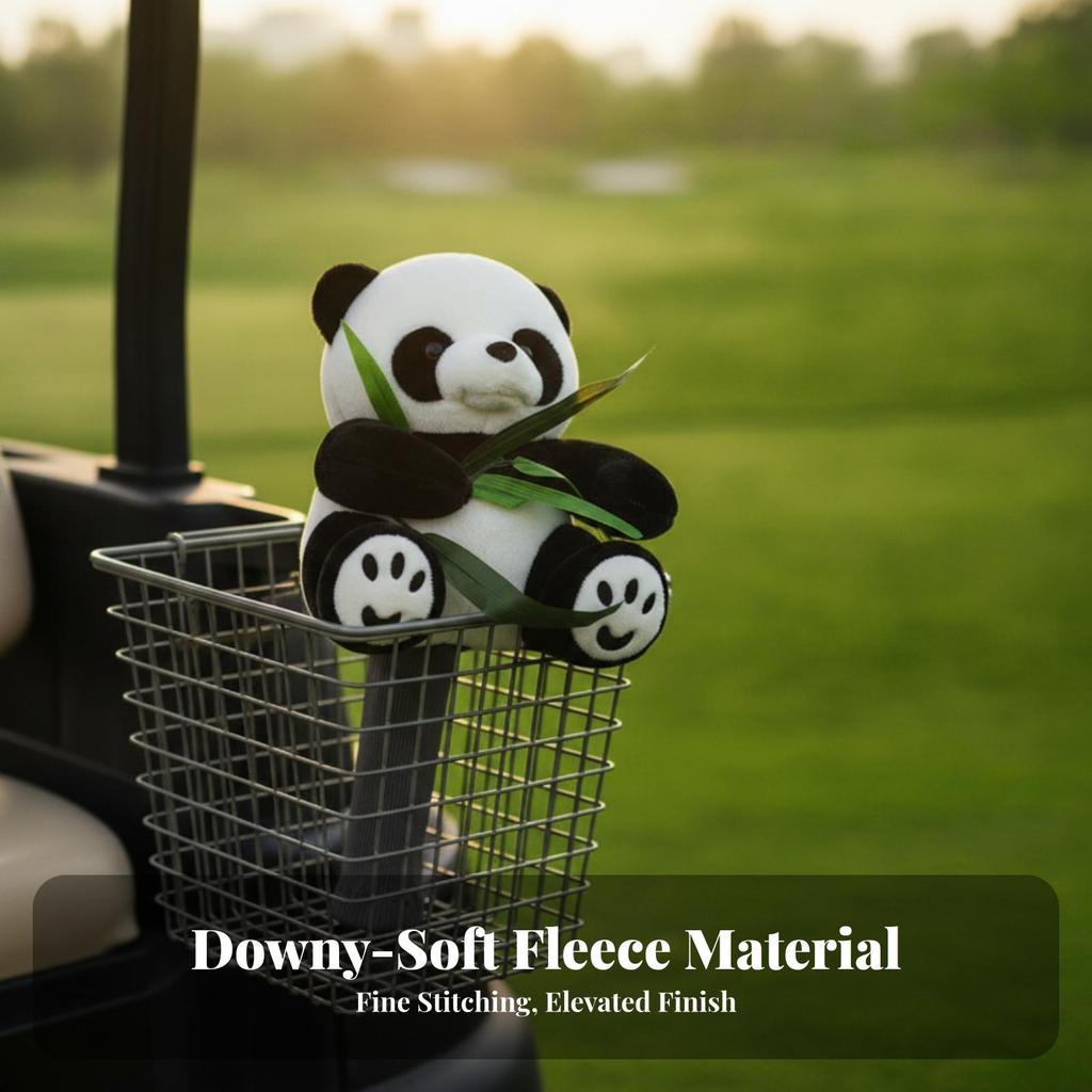 Süßes Panda Golfschlägerhaube Weich mit Schützender Socke Sicher